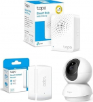 TP-Link Tapo T110 Contact Sensor with Smart Hub C200 360&deg; WLAN Surveillance Camera