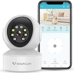 VSTARCAM siseruumide valvekaamera - 2K QHD, 360&deg; WLAN siseruumide koerakaamera koos rakendusega, automaatne j&auml;lgimine, 2-suunaline heli, liikumistuvastus, v&auml;rviline &ouml;&ouml;n&auml;gemine kuni 9 m, kuni 256 GB kohalik m&auml;lu 05