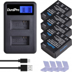 DuraPro 4 x akud + LCD Dual USB laadija GoPro 3 HERO3 +, HERO3 ja GoPro AHDBT-301, AHDBT-302 kaamera akudele