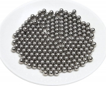 Perforierte Stahlkugel, massive Edelstahlkugel, glatt und rund,(Bearing steel 20mm one kilogram)