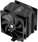 TR Burst Assassin 120 EVO DARK CPU &otilde;hujahuti Top Black Brushed 6 Heatpipes koos vaikse PWM ventilaatoriga CPU Cooler for AM4 AM5 / Intel 1851/1700/1150/1151/1200