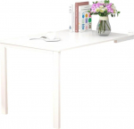 Foldable Wall-Mounted Table Space-Saving Coffee Table Multi-Functional Desk Hanging Desk for Dining & Office White 100x50cm/39.3x19.6in - Compact Design