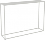 Metallist konsoollaud, kitsas konsoollaud, must dekoratiivne m&ouml;&ouml;bel elutuppa, k&ouml;&ouml;ki, esikusse, magamistuppa (valge, 80 cm / 31 tolli)