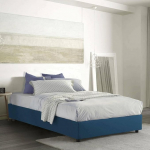 Talamo Italia - Camilla Kaheinimesevoodi, 100% Made in Italy, k&uuml;lgmine avaus, sobib madratsile 120 x 190 cm, sinine