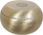 Casa Moro Oriental Stool Side Table Yara Gold Diameeter 55 cm K&otilde;rgus 35 cm Hammered Aluminium Coffee Table Oval with Hammered Look Luxury Diivan Table Home Decoration TSV8000