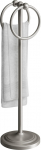 BGL Fingertip Towel Rail Stand Towel Ring for Bathroom or Kitchen Washcloth or Tea Towels - 2 rippuvat r&otilde;ngast, 19" k&otilde;rge harjatud nikkel