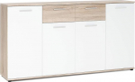 Newfurn Esra.Nine Sideboard Natural Sideboard Highboard Multi-Purpose Cabinet II 160 x 85 x 35 cm (B x K x S) II v&auml;rviga Sonoma Tamm / Sonoma Tamm / Valge Elutuba Magamistuba Magamistuba S&ouml;&ouml;gituba