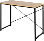 AKTIVE Max Kodu t&ouml;&ouml;laud, 100 x 40 x 70 cm, puidust plaat, must terasraam, kontorisse ja &otilde;ppet&ouml;&ouml;le, t&ouml;&ouml;stuslik stiil, tugev ja vastupidav, t&ouml;&ouml;lauad, arvutipingid (18422)