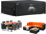 Duerer Cover Garden Furniture Winterproof 280 x 205 x 106 cm Garden Table Cover Tarpaulin Garden Furniture 420D Oxford kangast kaitsev kate veekindel Outdoor Garden Tables Ristk&uuml;likukujuline Anti-UV