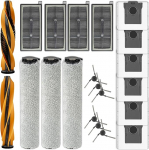 (21-osaline pakend) Mova Z60 Ultra robottolmuimejaga &uuml;hilduvad varuosad: 2 harjarulli, 3 mopirulli, 4 HEPA-filtrit, 6 tolmukotti, 6 k&uuml;lgharja, Z60 Ultra lisatarvikute komplekt