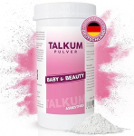 Fipro Minerals Talkum Powder 2 x 300 g Shaker Can Made of 100% Talc, kosmeetiline Talkum Powder, peen, asbestivaba, saab kasutada kompaktpuudrina, kehapuudrina, intiimpuudrina, jalapuudrina, raseerimispuudrina.
