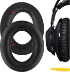 Geekria Asendusk&otilde;rvaklapid HyperX Cloud Revolver/Revolver S m&auml;nguk&otilde;rvaklappide remonditarvikud (must)