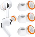 KASOTT 2025 Uuendatud h&uuml;briidk&otilde;rvaklapid m&auml;luvaht ja silikoon AirPods Pro 3 jaoks, &uuml;lim mugavus libisemisvastased k&otilde;rvaklapid Suurep&auml;rane m&uuml;raisolatsioon sobib laadimiskohvrisse, 3 paari