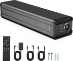 JYX Soundbar telerile, automaatne helitugevuse reguleerimine, Surround Sound, Bluetooth 5.3, ARC/Opt/AUX &uuml;hildub teleri, projektori ja monitoriga