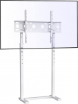 UNHO P&otilde;randatehnika stend Slim TV Stand k&otilde;rgusreguleeritav universaalne telerihoidik 32,65" lameekraanidele Max VESA 600x400 kuni 40kg (88lbs) Valge