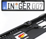 Ezonetronics 170&deg; HD auto tagurduskaamera Euroopa numbrim&auml;rkide parkimine 4 LED &ouml;ise n&auml;gemisega