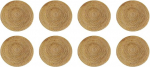8X Hand Gewebte Rattan Tisch Sets, Runde Wicker Tisch Sets, Nat&uuml;rlich Gewebte Tisch Sets f&uuml;r Den Essen Tisch, Hitze Best&auml;ndige Matten
