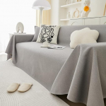Veekindel diivanikate Plain Soft Blanket Diivan / diivanikate 4/3/2/1 istekoha linasest kangast diivanikate Mitmeotstarbeline tekk kaitsev kate lapsele lemmikloomadele elutuba diivanid Kodudekoratsioon (v&auml;rv: #4