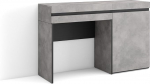 Skraut Home garderoobilaud 121 x 75 x 35 cm koos sahtliga magamistuba kaasaegses stiilis tsementist