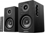 Oakcastle BK100 k&otilde;larikarbid, Bluetooth 5.4, 60 W 2.0 riiulik&otilde;lar, HiFi k&otilde;lar telerite jaoks HMDI ARC-ga, lauaarvuti k&otilde;lar m&auml;ngimiseks koos kaugjuhtimispuldiga (must)