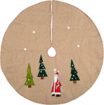 WeRChristmas j&otilde;uluvana j&otilde;ulupuu seelikukaunistus, 122 cm - pruun/mitmev&auml;rviline