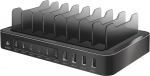 LogiLink PA0327 USB-C laadimisjaam 4X USB-A ja 6X USB-C, PD 3.0 (PowerDelivery) ja QC 3.0 (QuickCharge), 120 W