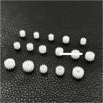 10 st&uuml;cke 0,5 Mt Zahnradz&auml;hne Auto elektrooniline Starter Zahnrad Dia &Uuml;bertragung RC Spielzeug Schneckengetriebe 8T-1,5 MM