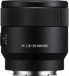 Sony SEL-50M28 Macro Lens Fixed Focal Length 50 mm F2.8 Full Format Suitable for A7, A6000, A5100, A5000 and Nex Series E-Mount Black