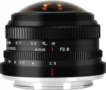 7artisans 4mm F2.8 &uuml;mmargune kalasilm objektiiv, 225&deg; ultra-laia nurga objektiiv, mis &uuml;hildub APS-C Sony E-Mount kaameratega a6400 a6300 a6100 a6000 a5100 a5000 a6500 a6600 Nex-3 Nex-3 Nex-3N Nex----3 3R Nex-5 Nex- 7