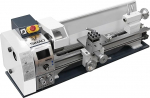 1200 W Mini metallsirkulaator 220 x 600 mm Mini laua metallist hammasratas koos t&ouml;&ouml;riistahoidja ja keskosa hoidjaga, kiiruse n&auml;idikuga, harja treipingiga, reguleeritav kiirus 0-3000 p/min