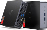 NiPoGi AM21 Mini PC, АMD Ryzen 9 6900HX (8C/16T, kuni 4.9GHz), 16GB DDR5 512GB M.2 SSD Mini lauaarvuti kontorisse/kooli, WiFi 6, АMD Radeon 680M, 4K Quad Display, 2X HDMI, USB4.0, Dual LAN