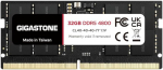 【DDR5 RAM】GIGASTONE 32GB DDR5 4800MHz PC5-38400 CL 40-40-40-77 1.1V SODIMM 262Pin Non-ECC puhverdamata s&uuml;learvuti suure j&otilde;udlusega m&auml;lu uuendamine