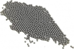 1,5 mm l&auml;bim&otilde;&otilde;t G100 t&auml;psus 304 roostevabast terasest t&ouml;&ouml;stuslik pall umbes 1000 tk / partii