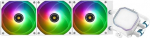 TR-Thermalright Frozen Prism 360 ARGB vedelikjahuti, 360mm Aio Cooler, 3 x 120mm PM ventilaatorit, 2000RPM AMD AM4/AM5, Intel LGA1851/1700/1150/1151/2011, valge