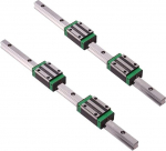 Professional 2 t&uuml;kki HGR20 HGR15 Square Linear Guide Rail + 4 t&uuml;kki Plain Bearing Block HGH15CA HGW15CA HGW15CA HGH20CA HGW20CA