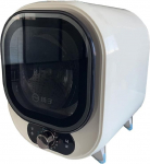 450 W Portable Condenser Tumble Dryer, Compact Portable Tumble Dryer, 18 L Golden Capacity, Two Temperature Settings, 360&deg; Blue Light Against Bacteria, 35 dB Quiet Drying, for Home, Where