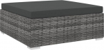 vidaXL Jalahoob koos pehmendusega aiam&ouml;&ouml;bel Lounge m&ouml;&ouml;bel Jalahoob Jalahoop Jalahoop aiajalg Poly rotangist Hall 70 x 70 x 26 cm