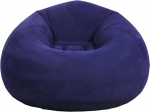 KSGSFSA Air Sofa Lazy No Bean Bag Inflatable Chair Inflatable Sofa Washable Living Room Deck Chair Bedroom Bean Bag Super Soft (Navy Blue)