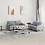 ZEYUAN 3201444 2-osaline diivanikomplekt padjadega helehall kangas, diivanid ja diivanid, diivanid elutuppa, diivan teismeliste tuppa, l&otilde;&otilde;gastav diivan, diivan magamistuppa, polsterdatud diivanid