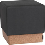 Seville Classics polsterdatud kangast Ottomani peidetud ladustamise jalatugi tooli pehmendusega iste magamistuppa &uuml;hiselamu p&ouml;&ouml;ningule elutuppa sissep&auml;&auml;suks korgist / terashallile