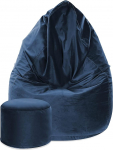 DreamRoots Laste Bean Bag 70 x 70 x 105 cm - Bean Bag Velvet Fabric - Bean Bag Chair - Bean Bag koos seljatoe ja kaanega - Istmepadja alus - Chill Bag - Bubibag Bean Bag - Bean Bag - Bean Bag