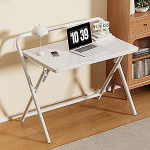 Moderner Computertisch f&uuml;r Heimb&uuml;ro, rustikaler Schreibtisch aus Holz und Metall, ideal zum Schreiben, perfekt f&uuml;r Zuhause, B&uuml;ro, Arbeitszimmer oder Kinderzimmer