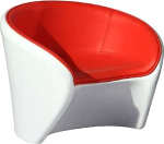 Couch f&uuml;r Wohnzimmer Nordic Creative Curved Leder Art Diivan Einfaches Business Einzelsofa Freizeitb&uuml;ro Empfang Verhandlung Kleines Sofa