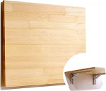 Klapptisch Stabiler, klappbarer, wandmontierter Holztisch f&uuml;r K&uuml;che und Waschk&uuml;che, platzsparend, vielseitige Ess- und Werkbank, 50 x 40 cm, perfekt f&uuml;r den Einsatz zu Hause und im Restauran