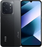 POCO C85 4G nutitelefon, 6GB+128GB, 6.9", must, Dual AI 50MP kaamera, MediaTek Helio G81-Ultra, 33W kiirlaadimine, koos laadijaga, ei toeta NFC-d.