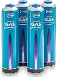 TOM 2 x 4 x v&otilde;i 8 x 330 g universaalsed gaasikassetid kruvikeermega 600 ml - propaani/butaanigaasikassetid LG-600 sobivad ideaalselt umbrohup&otilde;letajatele, leegistamisseadmetele, puhurpihustitele, gaasilampidele jne.