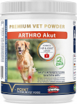 V-POINT Arthro Acute for Dogs for Joint Pain Acute Painful Discomfort Premium Herbal Powder with Devil's Claw Ginger Rosehip Willow Bark Joint Powder (250 g)