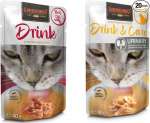 Leonardo Drink [20 x 40 g Multipack Maitsesegu] Kasside joogi lisatoit kassidele (10 x veiseliha 10 x kana)