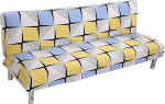 C/N Sofa Bed Cover Armless Stretch Armless Folding 3 Seater Elastic Sofa Bed Cover