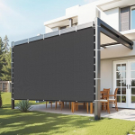 VEVOR 90% p&auml;ikesekaitsekangas, privaatsusekraan, varjukate (305 x 305 cm) pergoolile roostevabast terasest aasadega, 140 g/m&sup2; HDPE materjaliga markiisikangas, &otilde;ue, terrassile, aeda, tagahoovi jaoks.